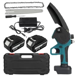 8 Inch 3000W Electric Saw Automatic Oiler Handheld Garden Pruning Chainsaw With Oil Pot Woodworking Tool for 18V Battery