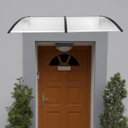200/150Cm Canopy Front Door Canopy Roof Pent Front Porch Outdoor Shade Patio Roof Rain Cover