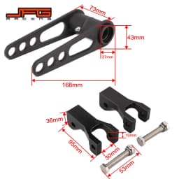 Front Rear Lowering 3.5" Adapter Kit Set Adjustable For Z400 LTZ400 KFX400/450R DVX400 Z LTZ DVX 400 KFX 400 450R Motorcycle