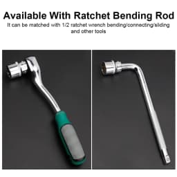 [EU STOCK] 21pc Socket Head Set Ratchet Wrench Tool Plum Socket Plum twelve angle short sleeve Portable Auto Repair Tools