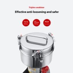 Electric Grain Grinder Stainless Steel Spice Herb Grinder Cereal Mill Flour Powder Machine for Dry Herbs Spices Coffee Corn 800G
