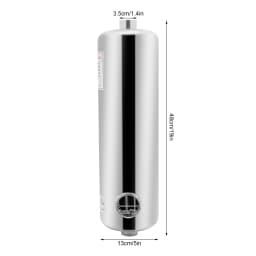 YIYIBYUS 28/60KW Swimming Pool Heat Exchanger Stainless Steel Pool Heater for Spas, Hot Tub Tray Heating 292x134mm/485x134mm