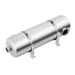 YIYIBYUS 28/60KW Swimming Pool Heat Exchanger Stainless Steel Pool Heater for Spas, Hot Tub Tray Heating 292x134mm/485x134mm