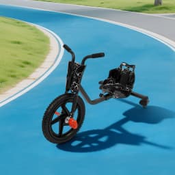Children’s Tricycle Pedal Tricycle Unpowered Drift Kart Balance Car Drifting Scooter Drifter for 6 years