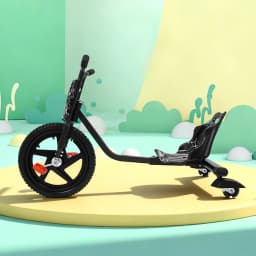 Children’s Tricycle Pedal Tricycle Unpowered Drift Kart Balance Car Drifting Scooter Drifter for 6 years