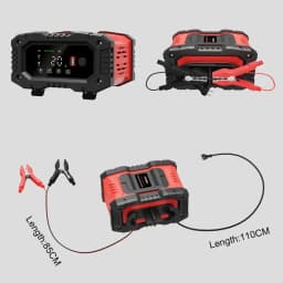 20A 10A Fully Automatic Battery Charger 12V/24V Smart Car Battery Charger For AGM GEL WET Lead Acid Fast Charging Pulse Repair