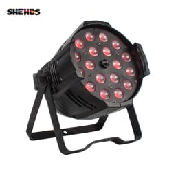 SHEHDS Zoom LED Par Light Barndoor Cool Warm White 200W &18x18W Zoom 6in1 for Disco Party Christmas Concert Church