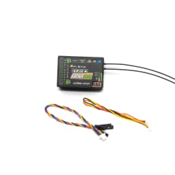 FrSky Archer Plus SR12+ Receiver 12 Channels Built-in 3-Axis Gyro & Accelerometer Multiple Flight Modes Dual Detachable Antennas Full-Range Signal SBUS in Redundancy XT30 Dual Power Telemetry Support