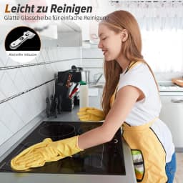 Karinear induction hob 4 zones with flex zone, 60cm built-in without plug, circle control, booster, timer, 220V-240V, 7200W
