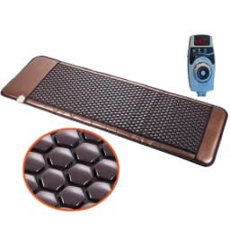 Natural Tourmaline Germanium Stone Mattress Massage Heating Pad Far-Infrared Thermal Stone Therapy 190x80cm Relieve Back Pain
