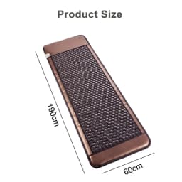 Natural Tourmaline Germanium Stone Mattress Massage Heating Pad Far-Infrared Thermal Stone Therapy 190x80cm Relieve Back Pain