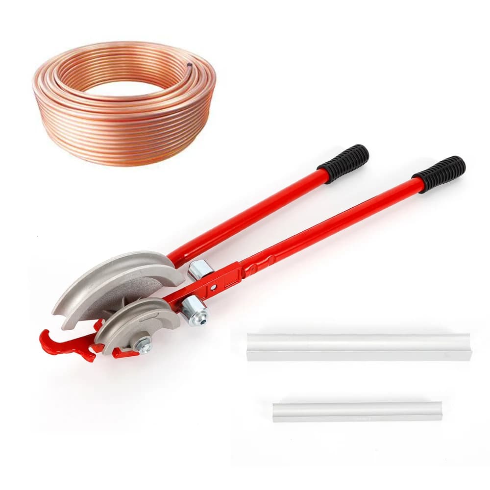 15mm/22mm Manual Pipe Bender Copper Pipe Bending Machine Professional Heavy Plumbing Tool Copper Bending Bar