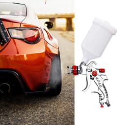 Paint Spray Gun HVLP Gravity Air Spray Gun 1.4/1.7/2.0 mm Nozzles Car Furniture Small Repair Painting Spray Gun