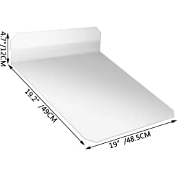 SucceBuy 19 x 19.2 x 0.25 Inch Plate Compactor Pad Tamper Pad Mat with Mounting Clamps Large Working Area Walk Behind Compactors