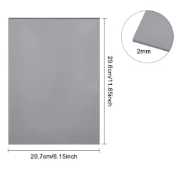 2pcs Laser Rubber/Stamp Rubber Sheet 31x22cm for Laser Engraving Machine to Make Stamping Plate