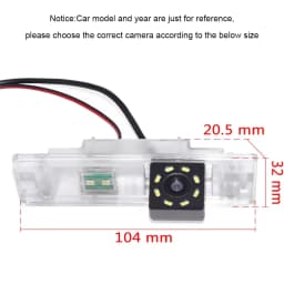 Bonroad Car Accessories Car Rear View Camera Auto Parking Monitor For BMW 1 Series F20/F21 3 Series F30 F31