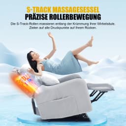 COMHOMA Electric Relax armchair Massage armchair with Power Lift SL Massage Function Rest armchair TV armchair fabric