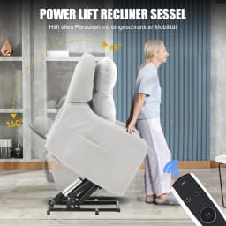 COMHOMA Electric Relax armchair Massage armchair with Power Lift SL Massage Function Rest armchair TV armchair fabric