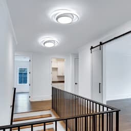 White Round LED Ceiling Light 6500K Cool White Modern Ceiling Lamp 32W for Bedroom Hallway Bathroom Kitchen Living Room