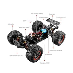 XLF X03A MAX Brushless Upgraded RTR 1/10 2.4G 4WD 60km/h RC Car Model Electric Off-Road Vehicles