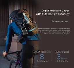 Xiaomi Mijia Portable Air Compressor 2/2D Digital Tire Inflator Electric Air Pump for Car Motorcycles and Bicycles
