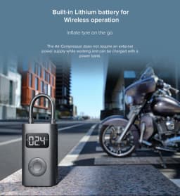Xiaomi Mijia Portable Air Compressor 2/2D Digital Tire Inflator Electric Air Pump for Car Motorcycles and Bicycles