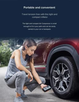 Xiaomi Mijia Portable Air Compressor 2/2D Digital Tire Inflator Electric Air Pump for Car Motorcycles and Bicycles
