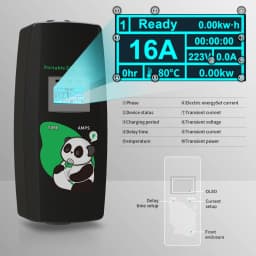 Khons 11kw Electric Car Charger 3Phase 16A Portable Charger Type2 EVSE Charging Box Cee Plug IEC62196 Electric Car Charger