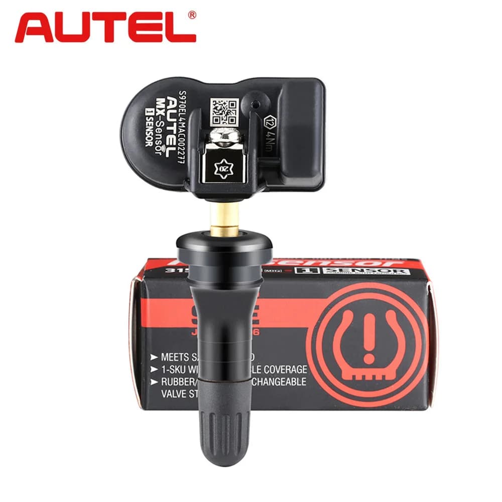 4PCS Autel MX-Sensor 315MHz+433MHz 2 in 1 Universal Programmable TPMS Sensor OE Level Tire Pressure Monitoring System