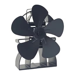 Stove Fan Heat Powered 5 Blades Fireplace Fan Log Wood Burner Eco-fan Quiet Fireplace Fan Warm Heat Distribution Home Winter