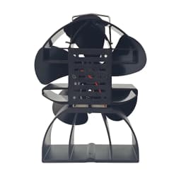 Stove Fan Heat Powered 5 Blades Fireplace Fan Log Wood Burner Eco-fan Quiet Fireplace Fan Warm Heat Distribution Home Winter
