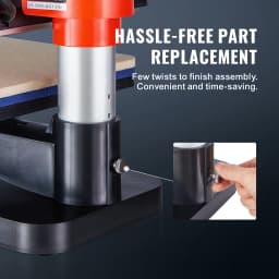 SucceBuy Heat Press Machine 12" x 15" Fast Heating 360 Swing Away Digital Sublimation Transfer T-Shirt Vinyl Transfer Printer