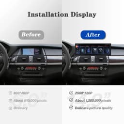 AUTOTOP 14.9 Android 13 2K AutoRadio Multimedia For BMW X5 E70 / X6 E71 CIC CCC 8 Core 8+256GB 4G LTE Wifi CarPlay Android Auto