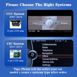 AUTOTOP 14.9 Android 13 2K AutoRadio Multimedia For BMW X5 E70 / X6 E71 CIC CCC 8 Core 8+256GB 4G LTE Wifi CarPlay Android Auto