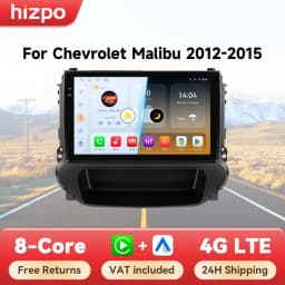 Hizpo Android Car Multimedia For Chevrolet Malibu 2012 2013 2014 2015 GPS Player Navigation Touch Screen Radio Carplay 2din DSP