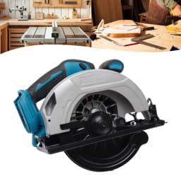 750W Cordless Electric Circular Saw 90mm Saw Blade Adjustable Angle Cutting Woodworking for Small Renovation, Carpentry, DIY