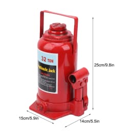 32 Ton Hydraulic Bottle Jack Lifting Automotive Lifter Steel Car Vehicle Repair Tool Hydraulic Bottle Jack Automotive Lifter