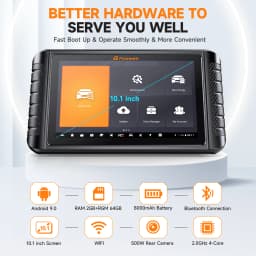 FOXWELL NT1009 CAN FD DOIP 10.1inch OBD2 Bluetooth Bi-Directional Scan Tool with Topology Map ALL System Scanner TPMS ECU Coding