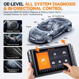FOXWELL NT1009 CAN FD DOIP 10.1inch OBD2 Bluetooth Bi-Directional Scan Tool with Topology Map ALL System Scanner TPMS ECU Coding
