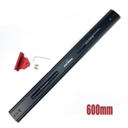 Woodworking Marking Ruler 600/900mm Straight Ladder Dual-purpose Measuring Ruler Multifunction Aluminum Alloy Square Scriber