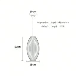 Nordic Silk LED Pendant Lamp - Living/Dining/Hotel/Restaurant Light - Designer Home Decor, Factory Direct (No Bulb)