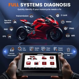 2026 Ancel MT700 Motorcycle Scanner All System Diagnosis ECU Reset Oil Reset Motorcycle Diagnostic Tool for KTM/BMW/Yamaha/Honda