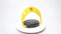 Intelligent Parking Lock with Remote Control 180° Foldable Barrier Auto Sensor Anti-collision Waterproof Lock