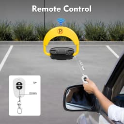 Intelligent Parking Lock with Remote Control 180° Foldable Barrier Auto Sensor Anti-collision Waterproof Lock
