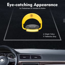 Intelligent Parking Lock with Remote Control 180° Foldable Barrier Auto Sensor Anti-collision Waterproof Lock