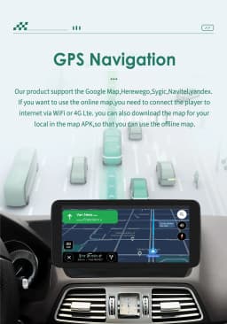 10.25"Carplay Android 13 Auto Car radio For Mercedes Benz E-Class C207 W207 A207 NTG 4.0 4.5 5.0 2-Door car intelligent system