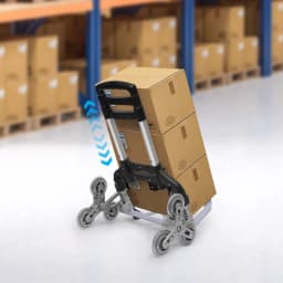 4 Small Wheels Black Folding Trolley Aluminum Alloy Wheel Frame With Cloth Bag Crystal Wheels To Carry Goods Deliveries