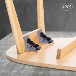 4 Pcs Folding Brakcet 0°-90° Self Locking Folding Bracket Hinge Furniture Table Folding Hinge Extension Bracket