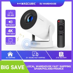 Magcubic Camping Projector 4K HY300Ultra Portable Projector Speaker 300ANSI Outdoor BT5.4 For Theater Movie