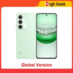 Global Version realme 14X 5G Smartphone Dimensity 6300 5G Chipset 50MP AI Camera 120Hz Eye Comfort Display 5000mAh Battery IP64